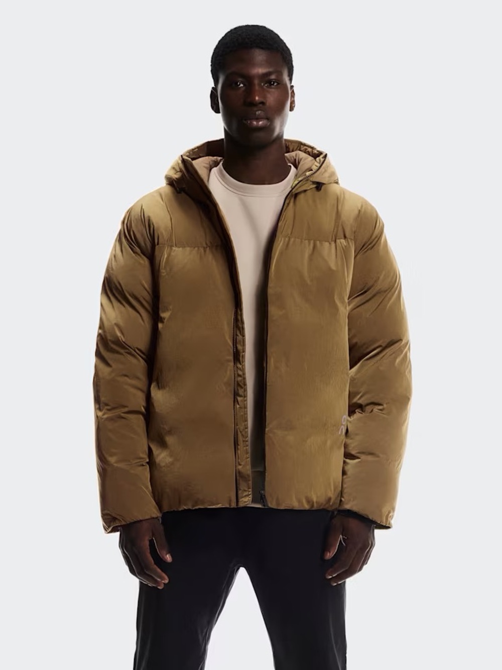 On Running Men's Hooded Puffer Jacket – Olive Green